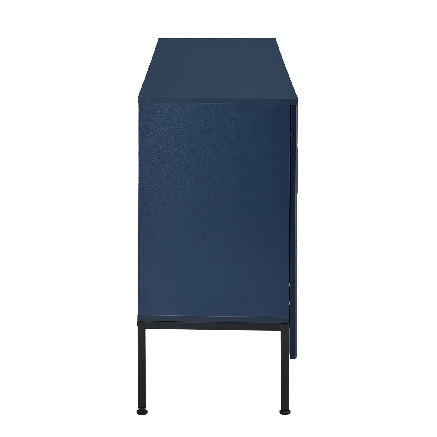 Arched Curved Bottom Doors Sideboard Buffet - Navy Blue