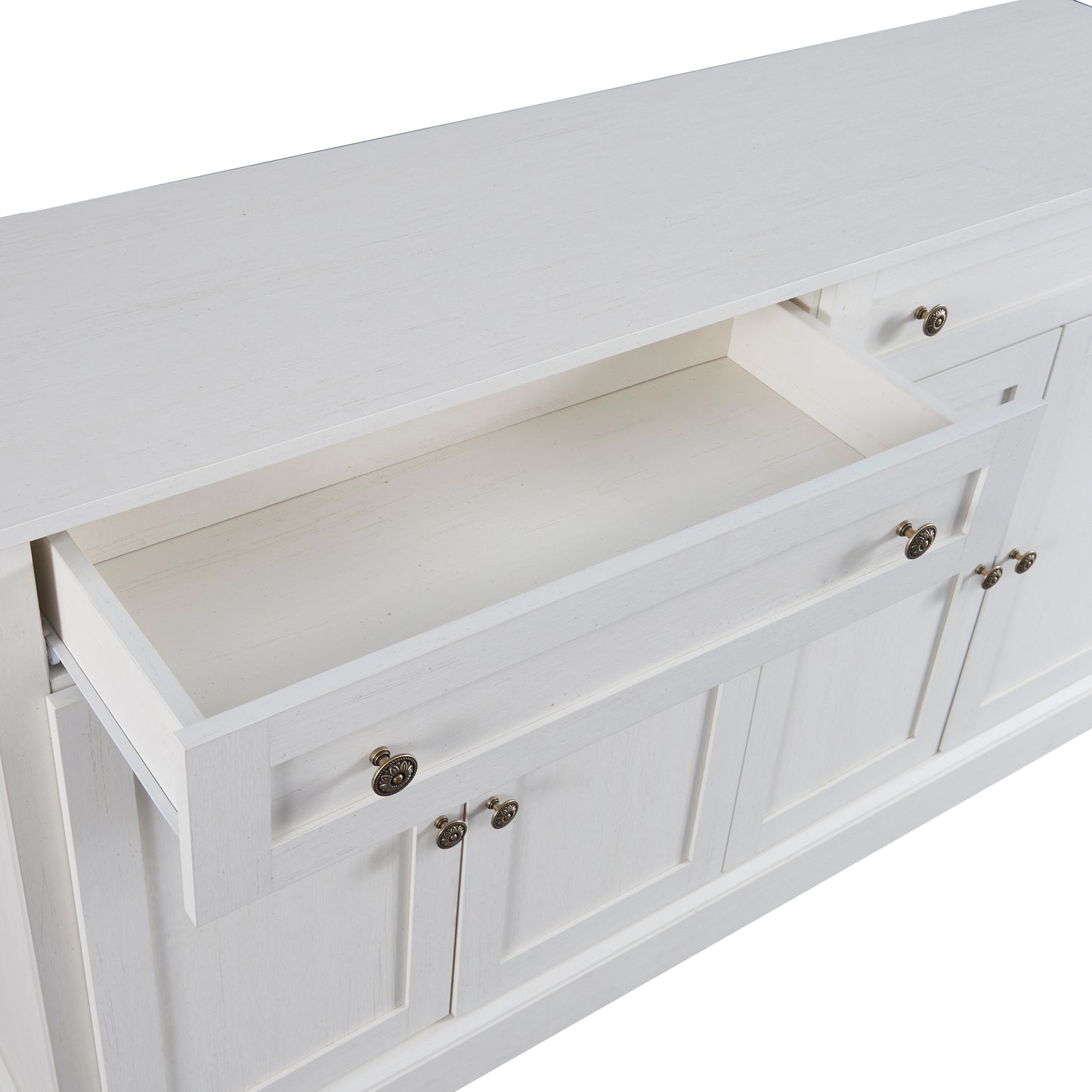 Houston 4-Door Sideboard Buffet - Antique White