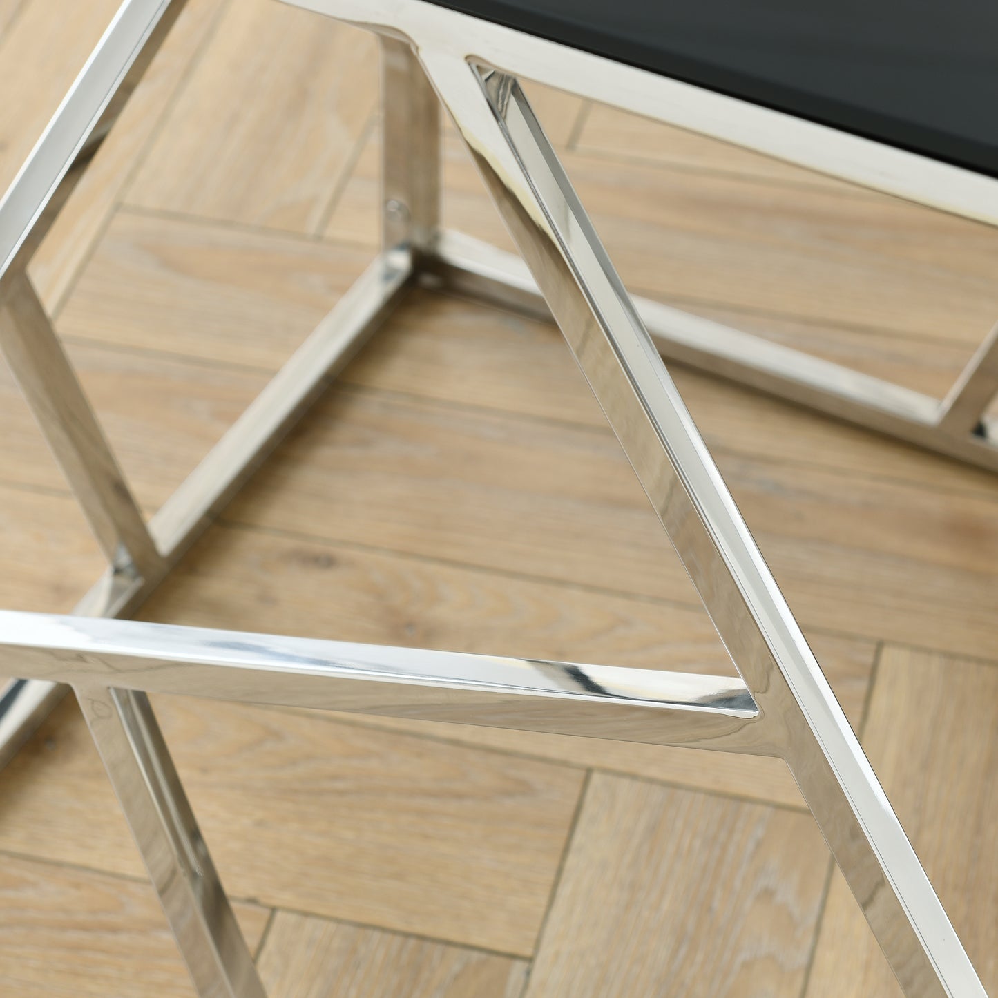 Chrome Glass Coffee Table