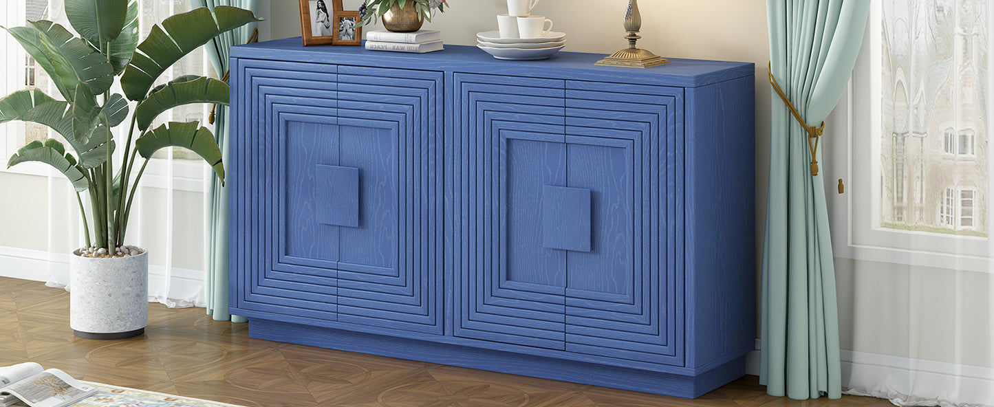 Alan Vintage Sideboard Buffet - Antique Navy Blue