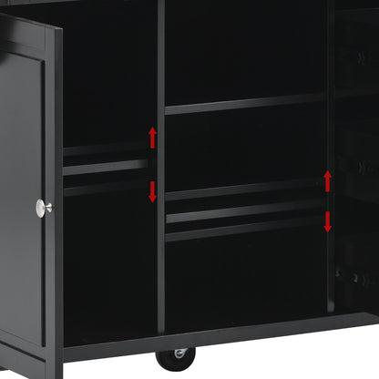 Pantry Mate Kitchen Cart - Black