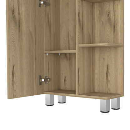Cio Single Door Cabinet - Light Oak