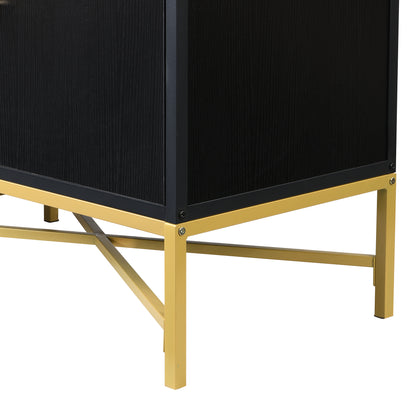 Ami  Four-Door Sideboard - Black