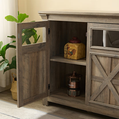 Rosa Farmhouse Sideboard Buffet - Gray Wash