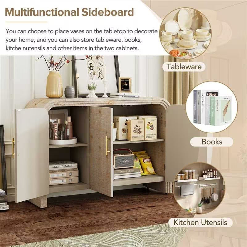 Kyron Sideboard Buffet - Natural