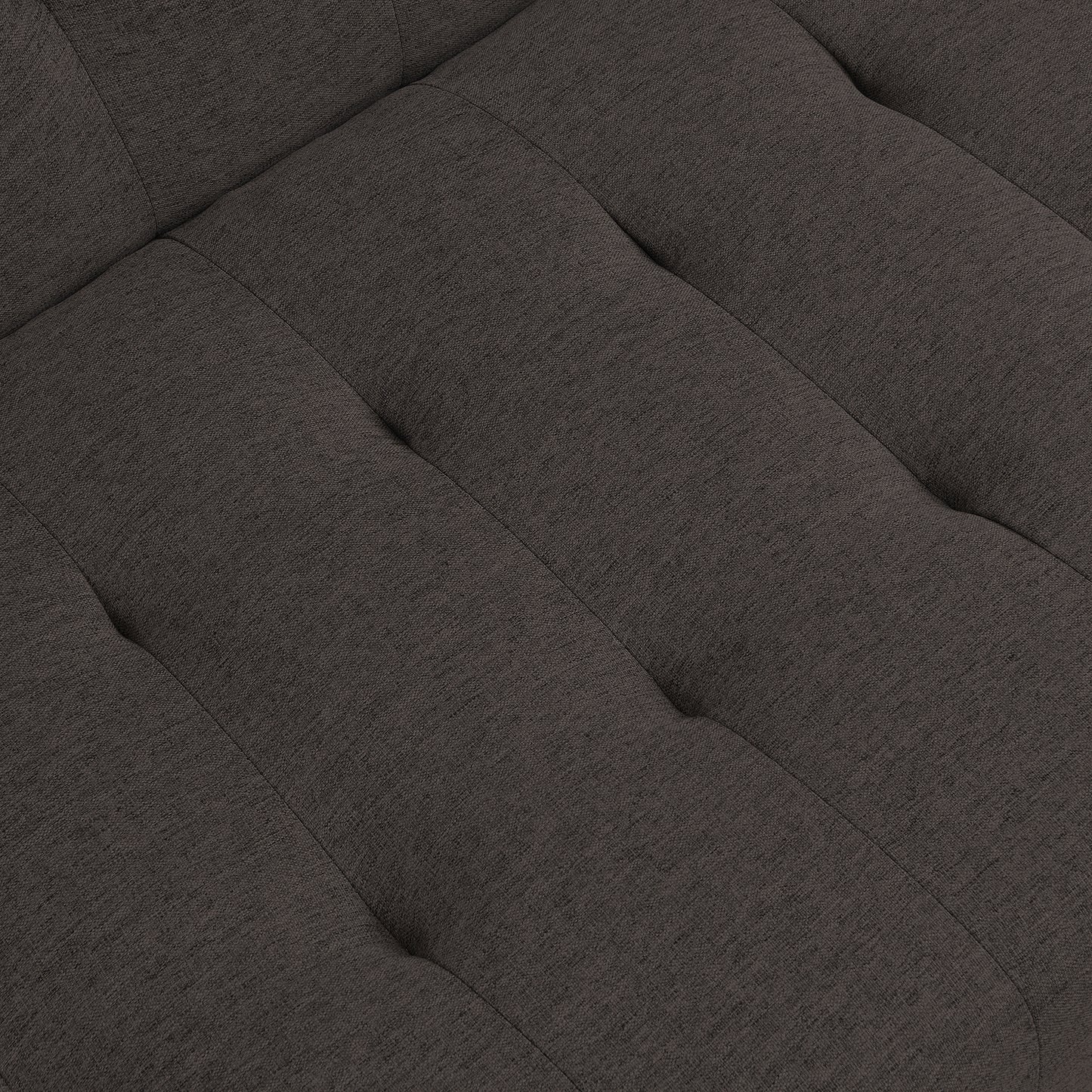 Fuji Convertible Sofa Bed WStainless Leg - Espresso