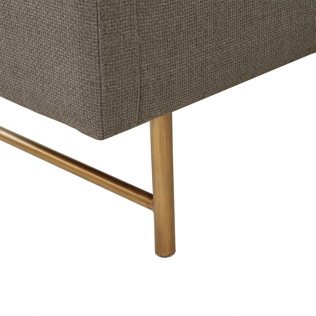 Nina Storage Bench - Gray
