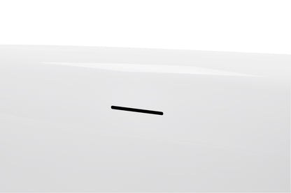 Bevo 67"  Acrylic Freestanding Soaking Bathtub  - White