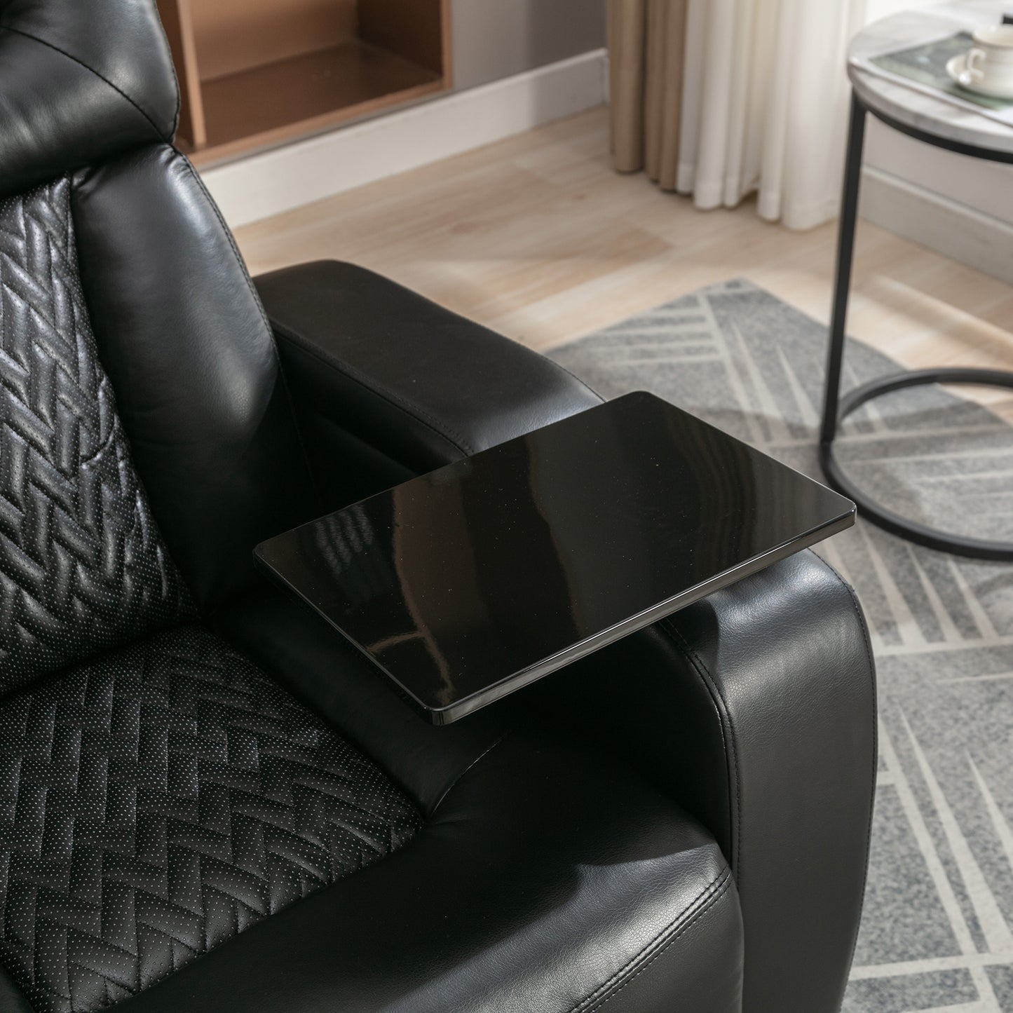 Comfort Max 270 Degree Swivel Power Recliner - Black