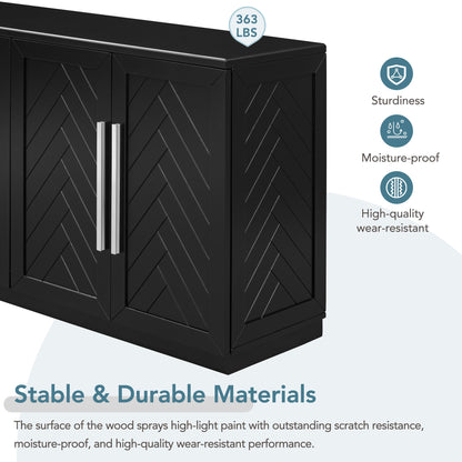 Larson Sideboard Buffet - Black