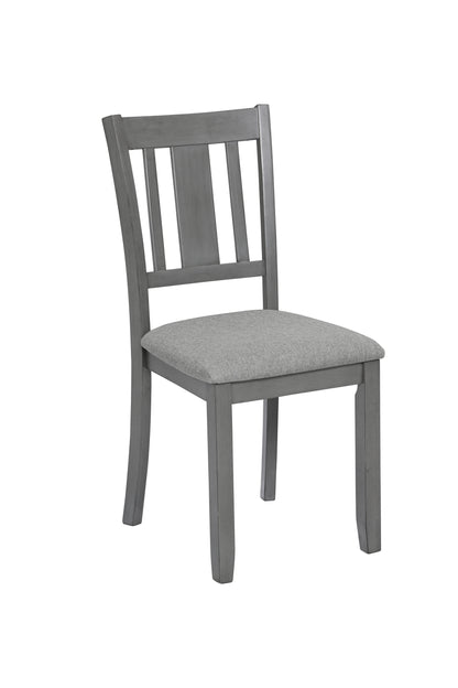 Payton Dining Chairs with Padded Seat (Set of 4) - Gray