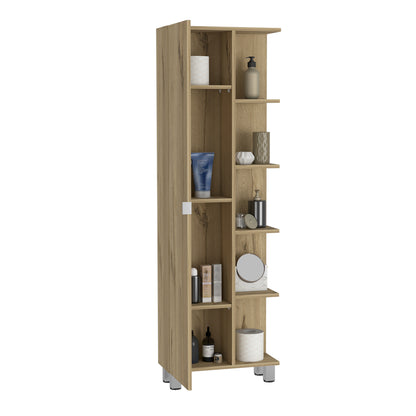 Cio Single Door Cabinet - Light Oak