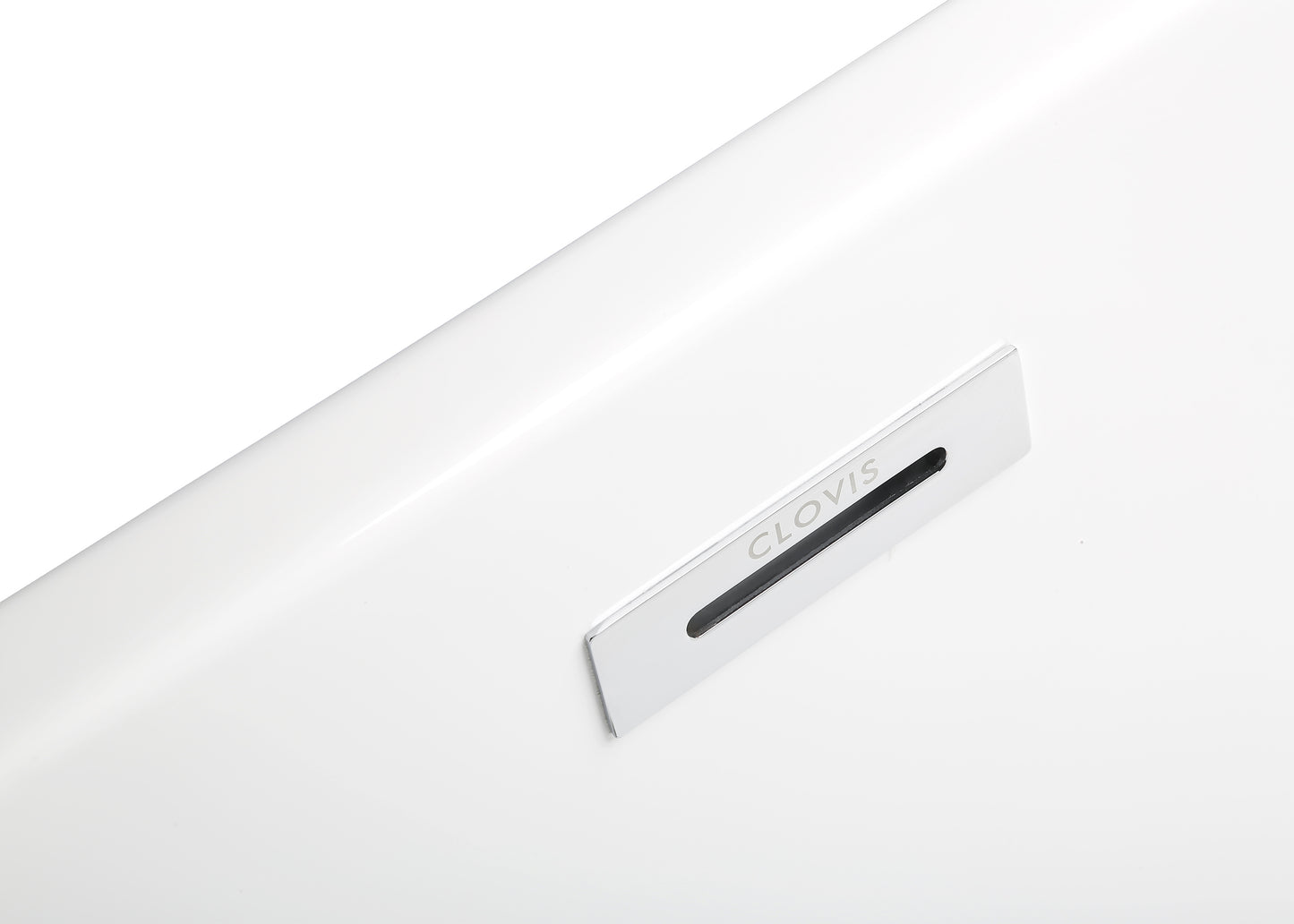 Freya Acrylic Alcove Freestanding Soaking Bathtub - White