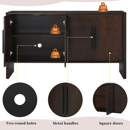 Miya Retro Sideboard Buffet - Espresso