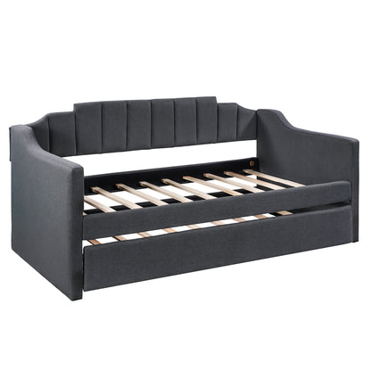 Yuma  Twin Size Daybed with Trundle - Black