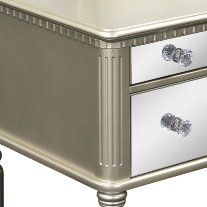 Hannah Makeup Vanity Set for Bedroom - Gold
