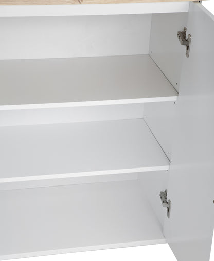 Savvy Kitchen Island & Kitchen Cart - White