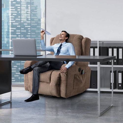 Parsons Power Lift Recliner Chair - Brown