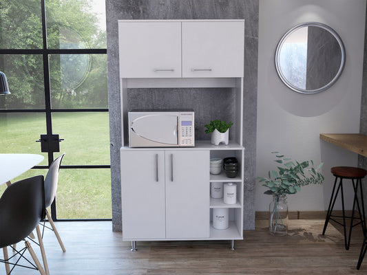 Bayshore 3-Shelf Pantry Cabinet - White