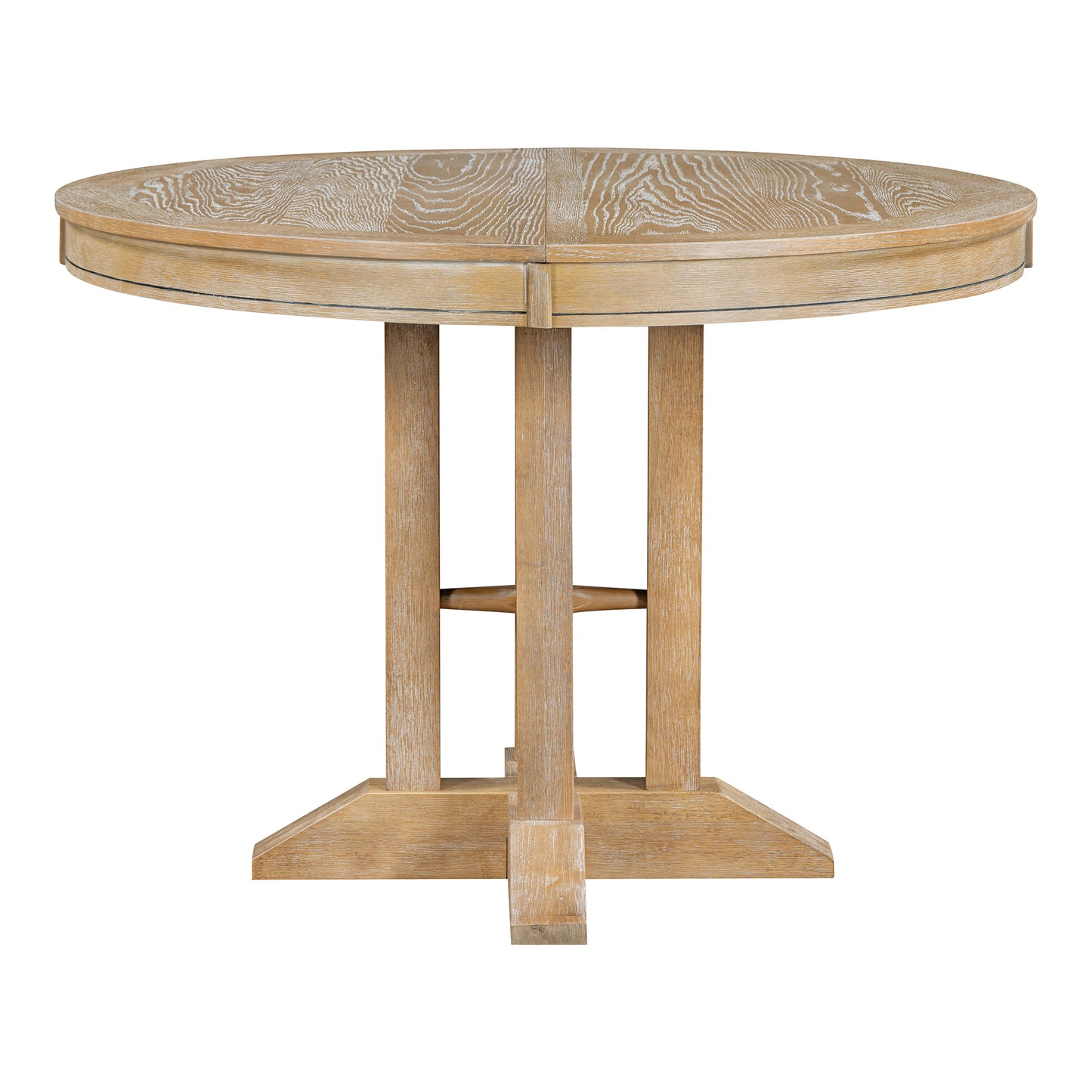 Alba 5pc Dining Set Extendable Table 4x Side Chairs - Natural