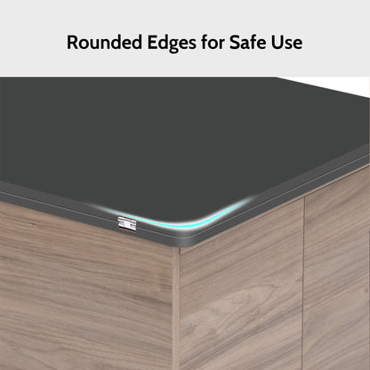 Regalia Modern Lift Top Coffee - Walnut & Black