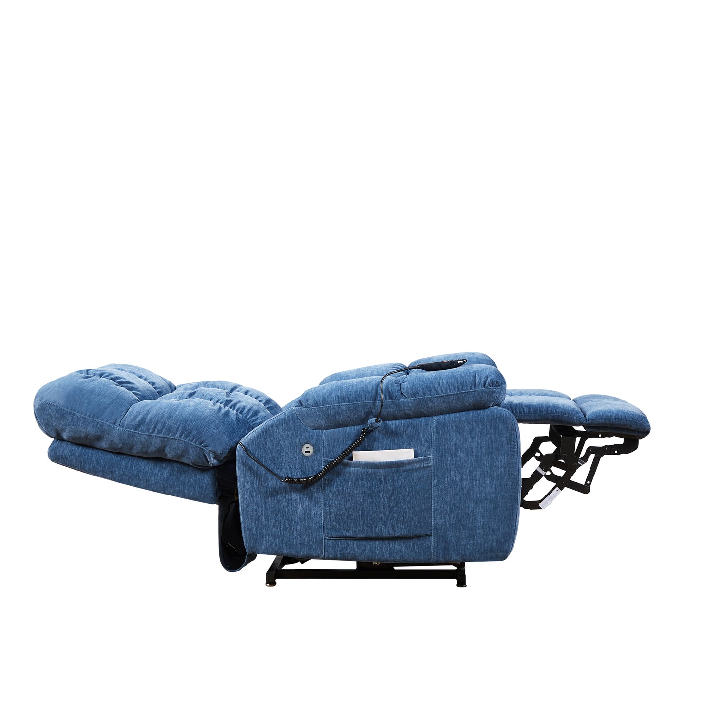 Quest Power Lift Recliner Chair  with Massage and Heat - Blue