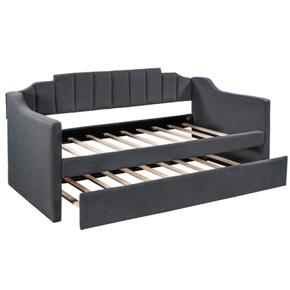 Yuma  Twin Size Daybed with Trundle - Black