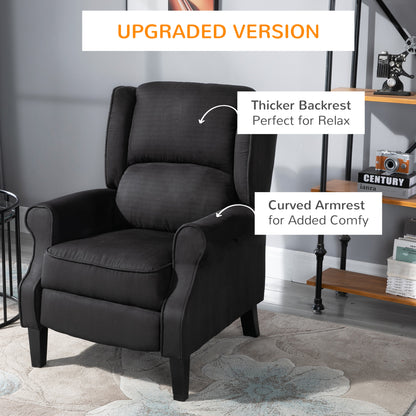 Alanna Massage Recliner Sofa with Heat - Black