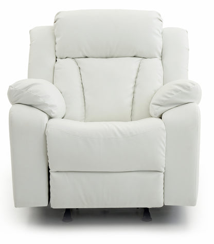 Daria Rocker Recliner - White