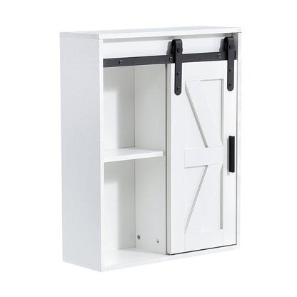 Lumber Wood  Storage Cabinet - White