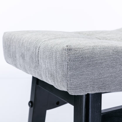 Farmhouse Counter Stools Height 25" -  Gray Set of 2