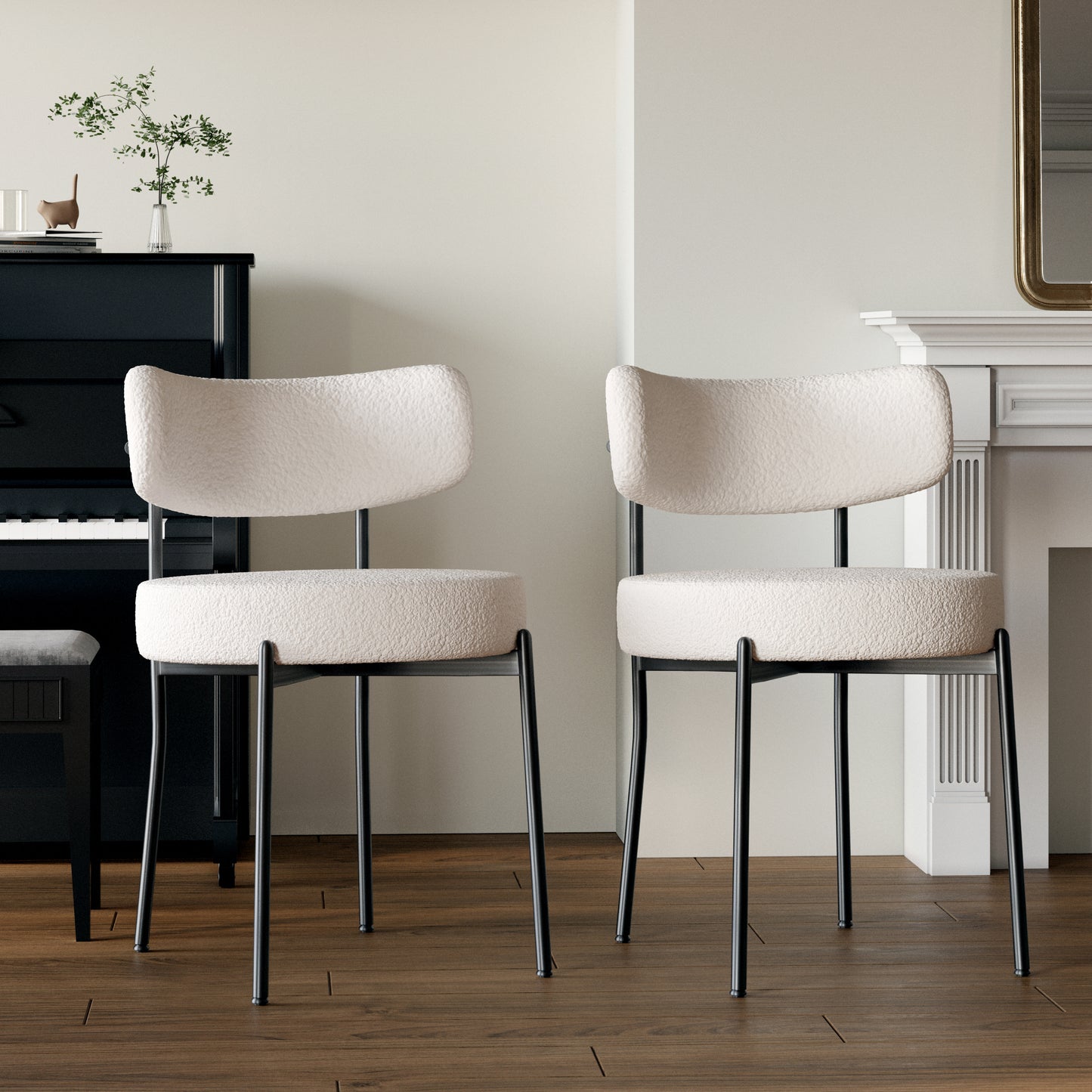 Charline Dining Chairs (Set of 4) - White
