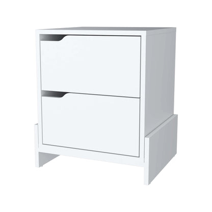 Ralston 2-Drawer Nightstand - White