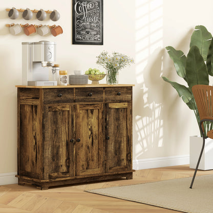 Moso Sideboard Buffet - Rustic Brown
