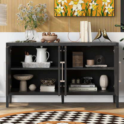 Marco Sideboard Wooden Cabinet - Black