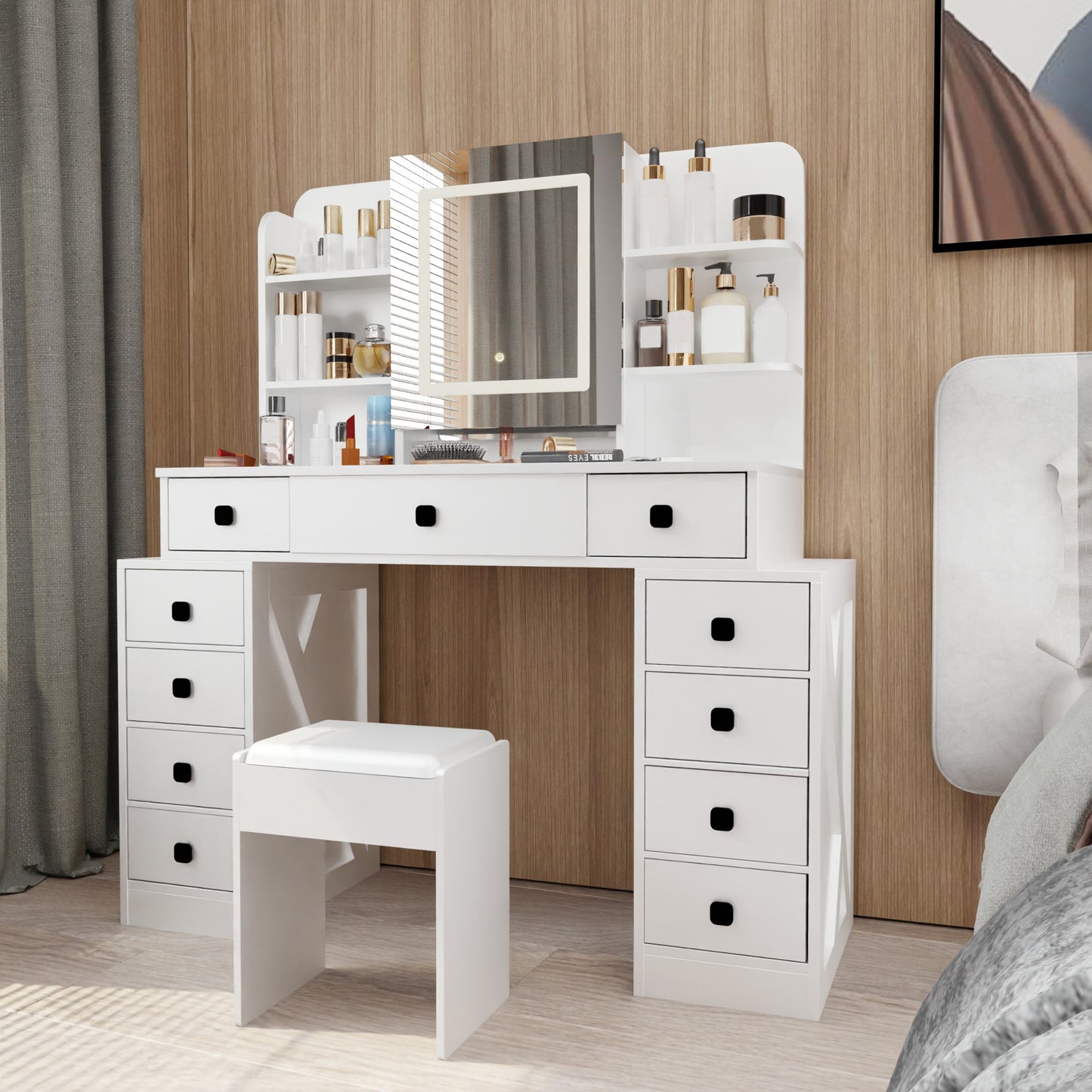Cleo Makeup Vanity Desk Set
