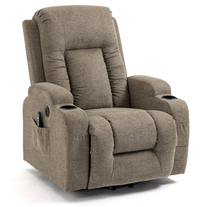 Logan Power Lift Recliner - Brown