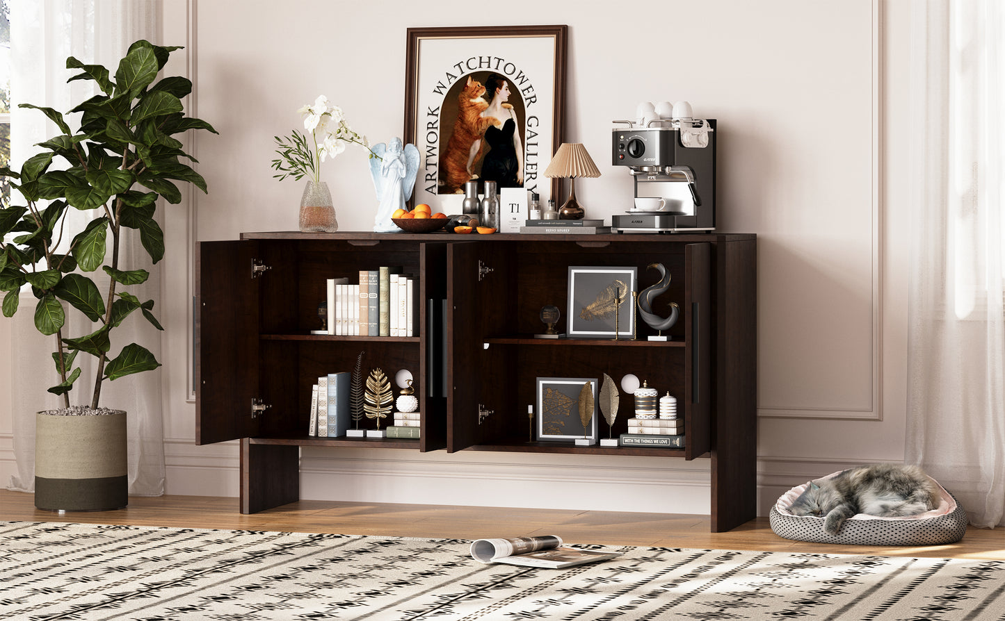 Miya Retro Sideboard Buffet - Espresso