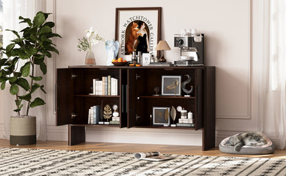 Miya Retro Sideboard Buffet - Espresso