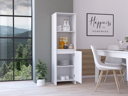 Forester 1-Shelf Pantry Cabinet - White