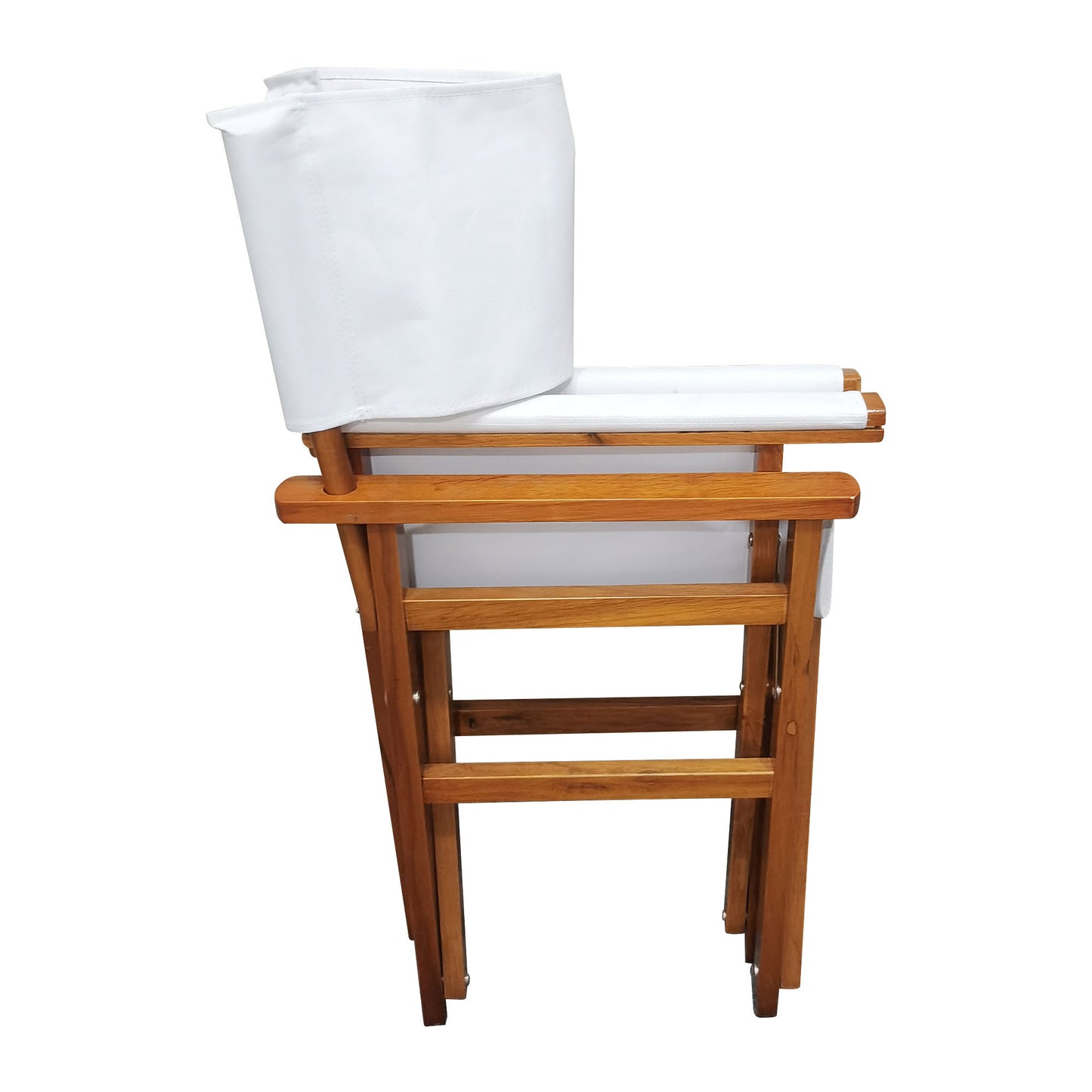 Nana Wooden Folding Director Chair - White