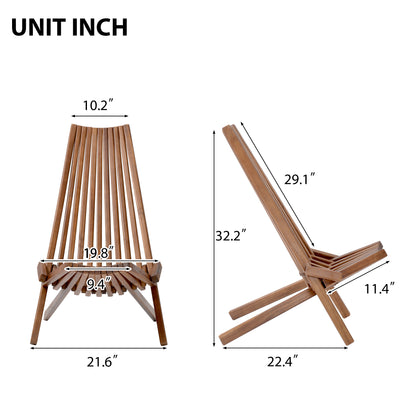 Cio Folding Wood Chair