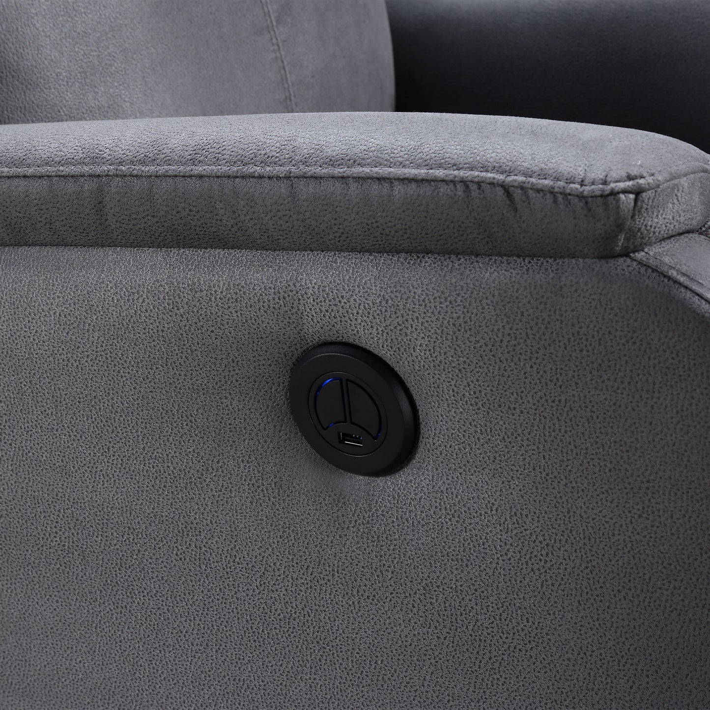 Brooks Power Recliner Chair with USB Charge port - Gray