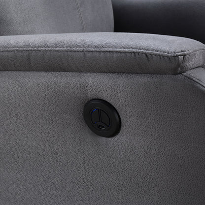 Brooks Power Recliner Chair with USB Charge port - Gray