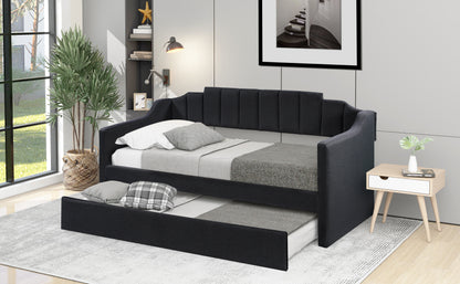 Yuma  Twin Size Daybed with Trundle - Black