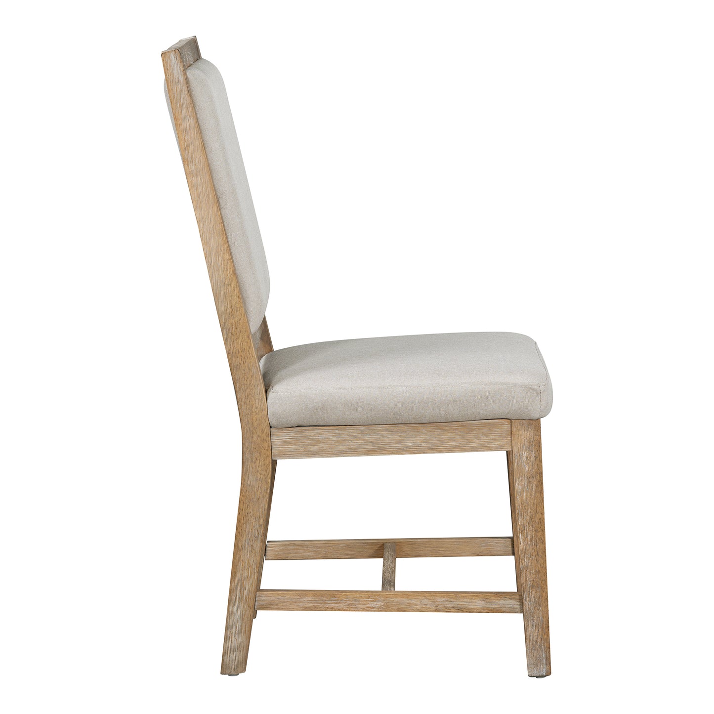 Alba 5pc Dining Set Extendable Table 4x Side Chairs - Natural