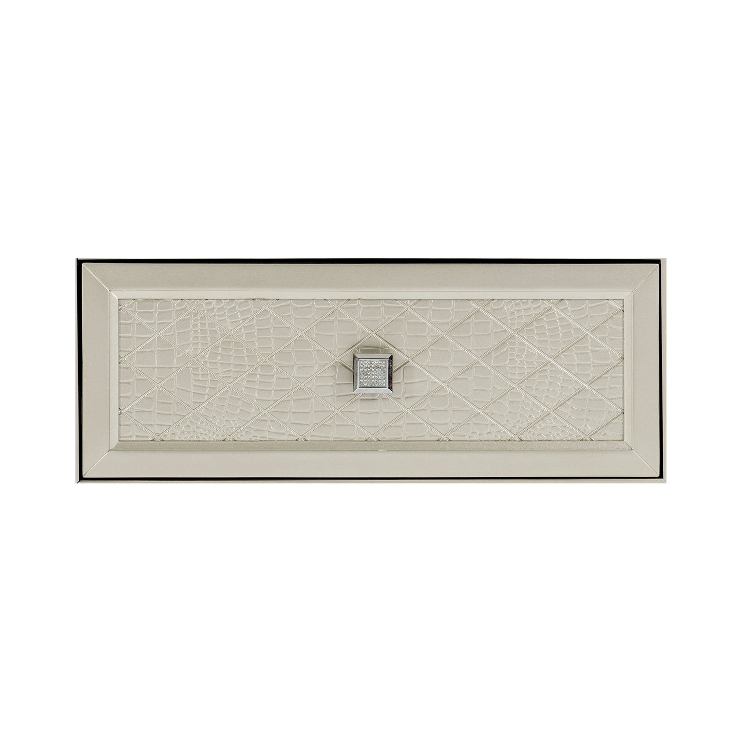 Rita Nightstand of 2x Drawers Glamorous Style - Champagne
