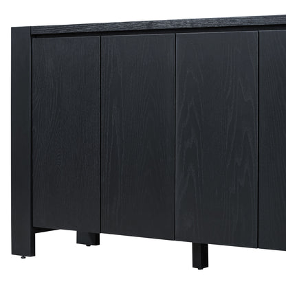 Cruz 4-door Sideboard - Black