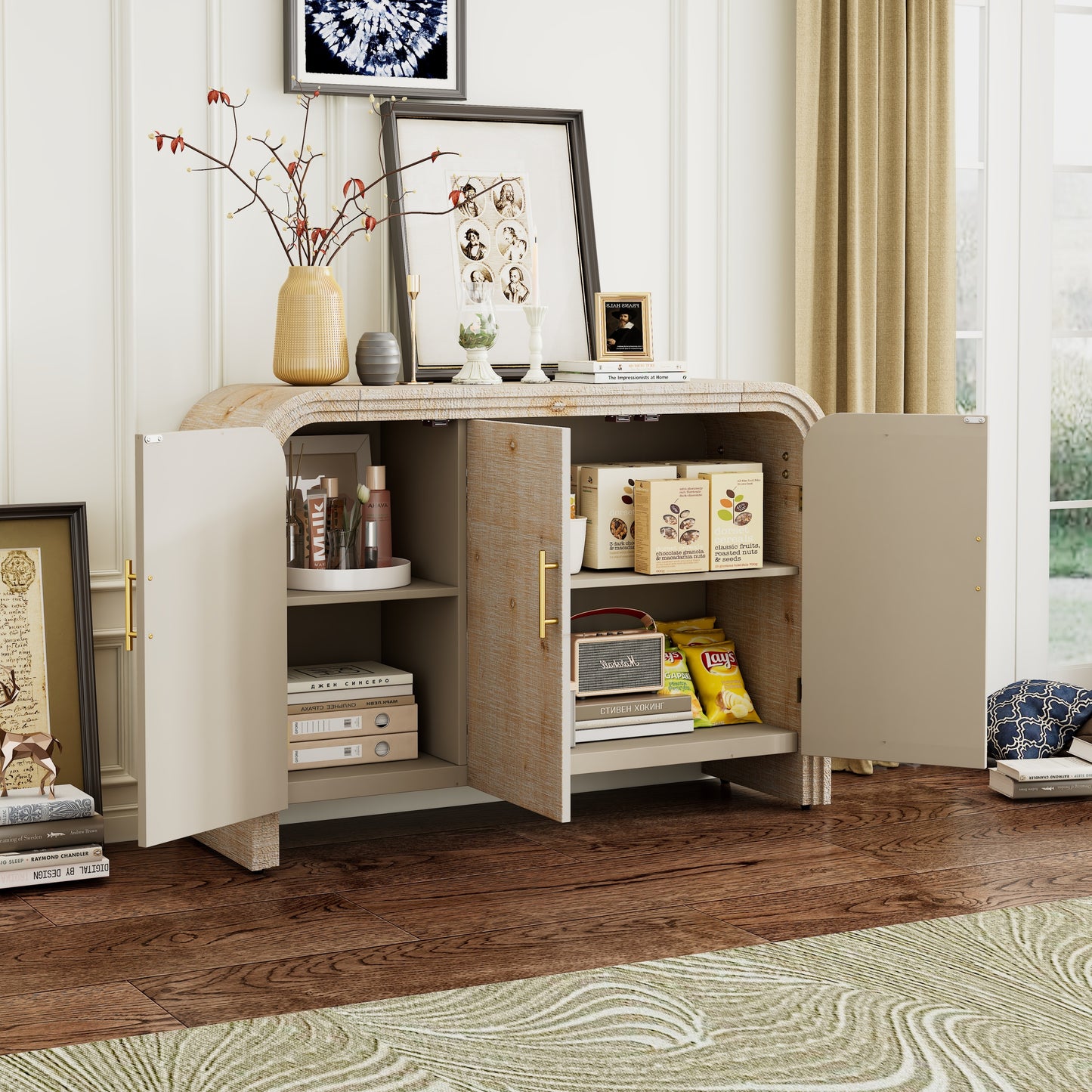 Kyron Sideboard Buffet - Natural