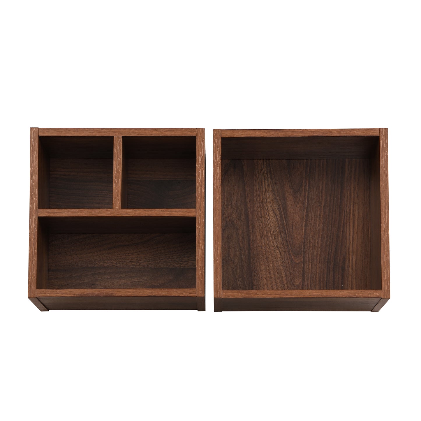 Duo Max Coffee Table - White&Walnut